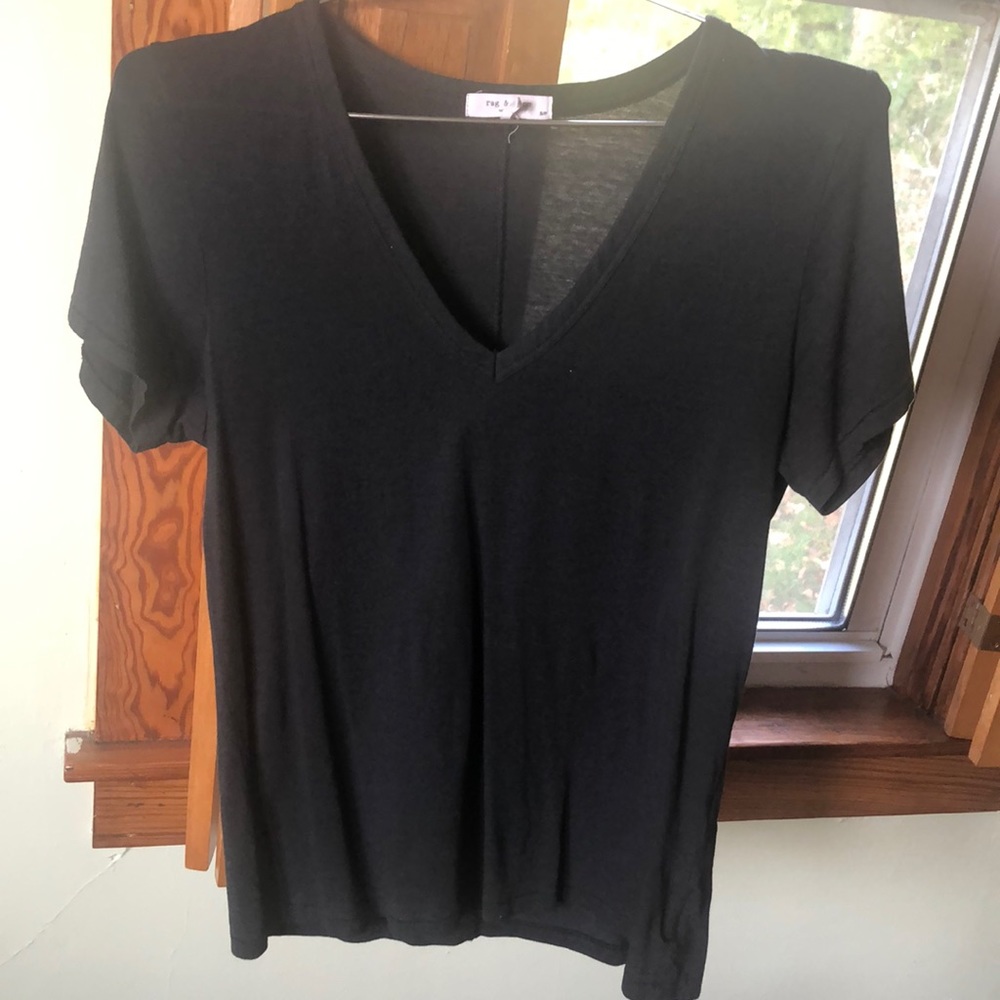 Rag & Bone black t shirt